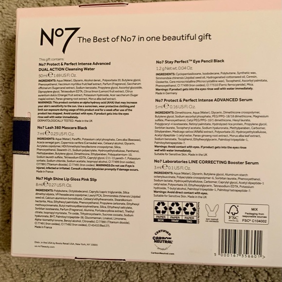 No7 The Best Of No7 Collection NEW IN BOX Protect & Prevent Skincare & makeup - Picture 13 of 14